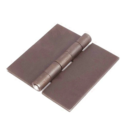 Northeast Hinge Heavy Duty .120 Leaf Thick X .250 Pin Butt Hinge in Stainless, Steel, or Aluminum Weld-On or Bolt On Without Holes. (Steel, 3 inches X 3 inches)