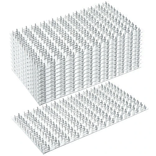 MOZCORN Truss Mending Plate 6x12, Pronged Truss Plates with Nail Teeth, Truss Brackets for Roofing Wood Connector(10 Pcs)