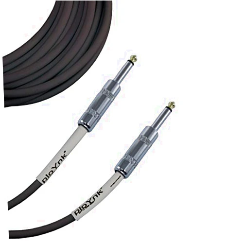 PloYnk 1/4 to 1/4 mono TS Instrument Straight Patch Cable 4 FT foot long Black