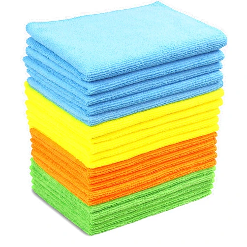 Simple Houseware Microfiber Cleaning Cloth, 4 Colors - 20 Pack