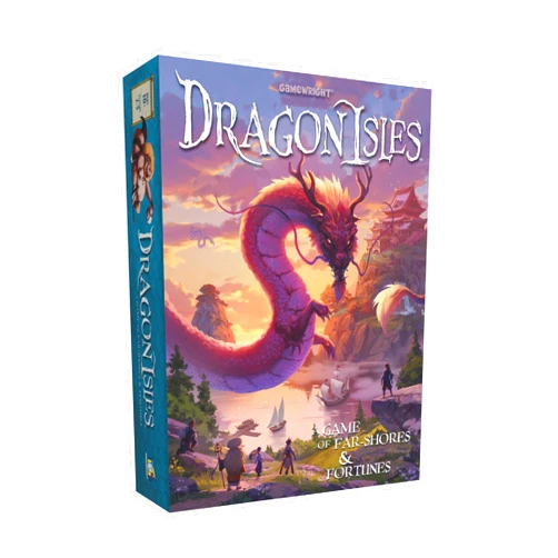 Gamewright DragonIsles – Fantasy Adventure Family Board Game for 2-5 Players, Ages 10+ – A Journey of Far-Shores and Fortunes!