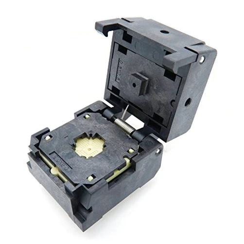 ALLSOCKET QFN28(5x5)-0.5 Testing Socket, QFN28 MLF28 WLCSP28 Package Burn-in Socket, 0.5mm Pitch IC 5x5mm IC550-0284-011-G QFN IC MCU Programming Socket(Clamshell, 0.5mm)