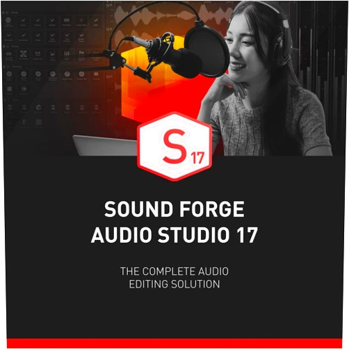 MAGIX SOUND FORGE Audio Studio 17 - The multi-talent for recording, audio editing, restoration & mastering | audio editing software | music production | for Windows 10/11 PC | 1 PC license