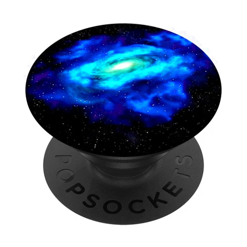 MarabonsDesignsForGalaxyFans Galaxy Nebula Space Universe Stars Cosmos Blue Green PopSockets Standard PopGrip