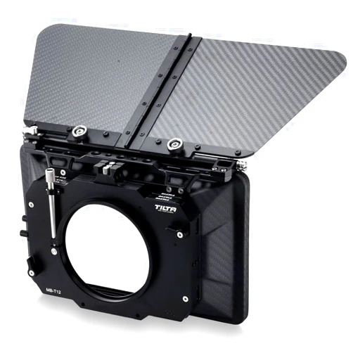 Tilta MB-T12 3-Stage 4x5.65 Carbon Fiber Clamp On Matte Box with Single 95mm Back