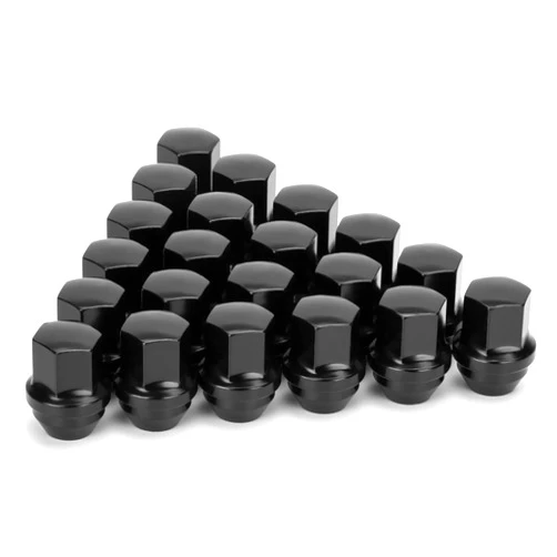SUCOSO 14x1.5 OEM Factory Style Large Acorn Seat Wheel Lug Nuts, 20 PCS M14x1.5 Closed End One-Piece Lugnuts for Grand Cherokee/Wrangler/Mustang/Camaro/RAM 1500