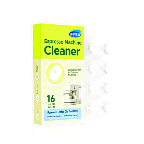 Apptrin Espresso Machine Cleaning Tablets, Coffee Machine Cleaning Pods, Coffee Machine Cleaner for All Espresso Machine, 16 Pack