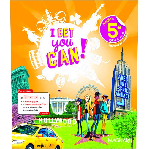 French Edition by Frédéric André (Author), Frédérique Denoix-Smart (Author), Anne Doublet (Author), Guillaume Ogier (Author), Emmanuel Vesse (Author), Michelle Jaillet (Series Editor) & 2 more I Bet You Can! Anglais 5e (2018) - Manuel élève