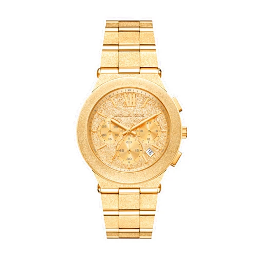 Michael Kors Women's Billie Chronograph Gold-Tone Stainless Steel Bracelet Watch (Model: MK7556)