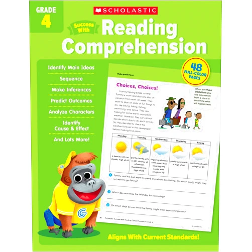 Scholastic Teaching Resources Scholastic Success with Reading Comprehension Grade 4 Workbook