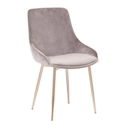 Armen Living Heidi Contemporary Upholstered Fabric Dining Room Accent Chair, 18.5