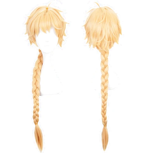 Maysuwell Genshin Impact Aether Anime Cosplay Wig Long blond hair with Free Wig Cap for Comic Con, Cosplay show, Halloween