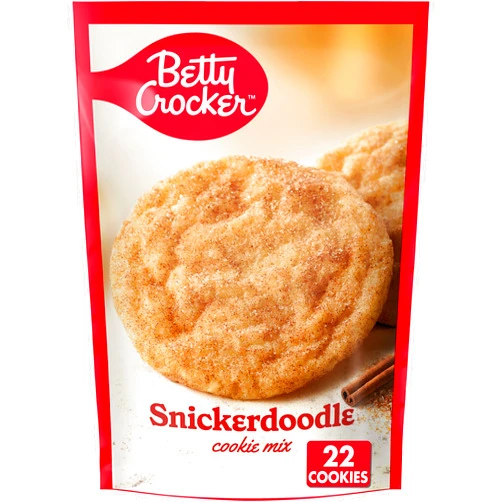 Betty Crocker Snickerdoodle Cookie Mix, 17.9 oz. Snickerdoodle 1.12 Pound (Pack of 1)