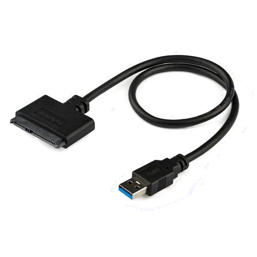 StarTech.com SATA to USB Cable - USB 3.0 to 2.5” SATA III Hard Drive Adapter - External Converter for SSD/HDD Data Transfer (USB3S2SAT3CB)