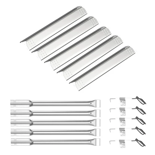 SafBbcue Replacement Parts Kit for KitchenAid 720-0709C 720-0745A 720-0733 Jenn-Air 720-0709B 720-0733 720-0893 720-0727 Heat Plates Tent Burners