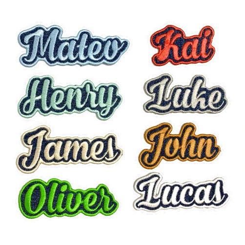 5SECOM Personalized Name Patch Embroidered, Custom Iron on Patch, Sew On/Iron On Patch Applique for Clothes Hats Backpacks