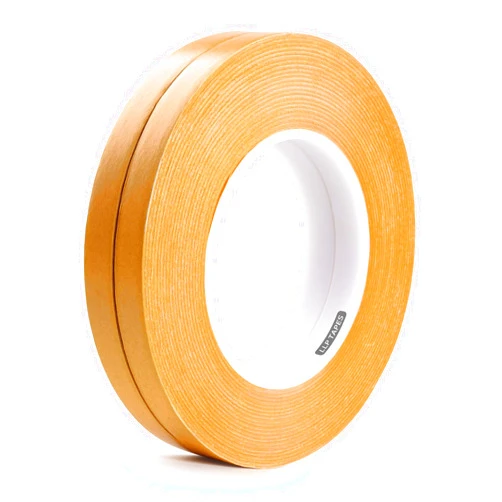 LLPT Double Sided Woodworking Tape 2 Pack 1/2 Inch x 36 Yards Each Roll Double Face Turner Tape for CNC and Wood Template Routing Edge Banding Removable Strong Adhesive (WT065)