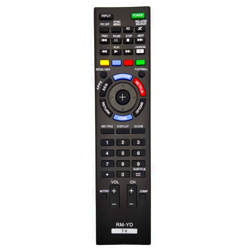 INTECHING RM-YD099 TV Remote Control for Sony KDL-42W805B/ 50W805B/ 50W807B/ 55W805B/ 55W955B/ 55W957B/ 60W855B/ 60W857B/ 65W955B/ 70W855B/ 70W856B/ 70W857B, XBR-49X855B/ 55X855B/ 55X857B/ 65X855B