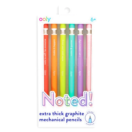 Ooly Noted! Graphite Mechanical Pencils - Set of 6