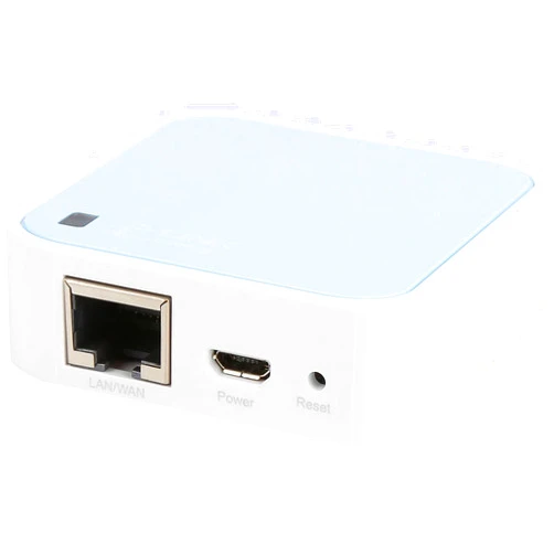 TP-Link N300 Wireless Portable Nano Travel Router(TL-WR802N) - WiFi Bridge/Range Extender/Access Point/Client Modes, Mobile in Pocket