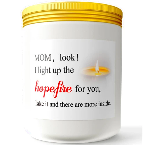 Hopefire Scented Candles Gifts for Mom - Candles for Home Scented Perfect for Birthday Thanksgiving Mothers Day Christmas, Over 50 hours of burn time, Bath and Body Works Candles Soy Candles Non Toxic