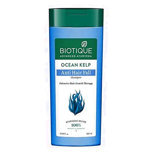Biotique Bio Kelp Protein Shampoo for Falling Hair Intensive Hair Regrowth Treatment, 180ml