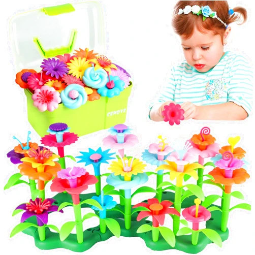 CENOVE Toddler Toys for 3 4 5 6 Years Old Boys Girls,Upgrade DIY Building Blocks Stacking Toys,STEM Educational Kids Toys Brain Development Preschool Kindergarten Toy with Storage Box