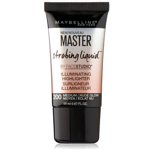 Maybelline New York Master Strobing Liquid Illuminating Highlighter, Medium/Nude Glow, 0.67 fl. oz.