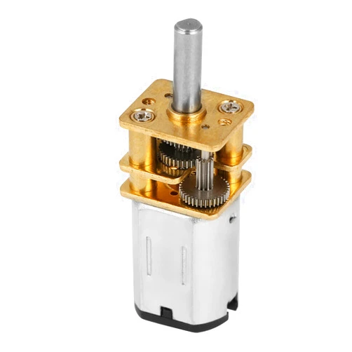 Yosoo Health Gear Gear Motor, N20 DC3V 6V 12V 50-2000RPM Speed Reduction Gear DC Motor with Metal Gearbox for RC Car, Robot Model, DIY Engine Toys (6V 200RPM)