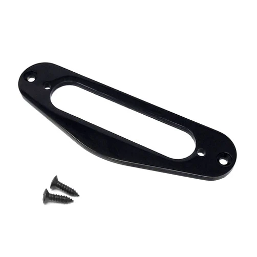 Vintage Forge Black Metal Single Coil Pickup Mounting Ring for Fender Telecaster Guitar PRT10-BLK