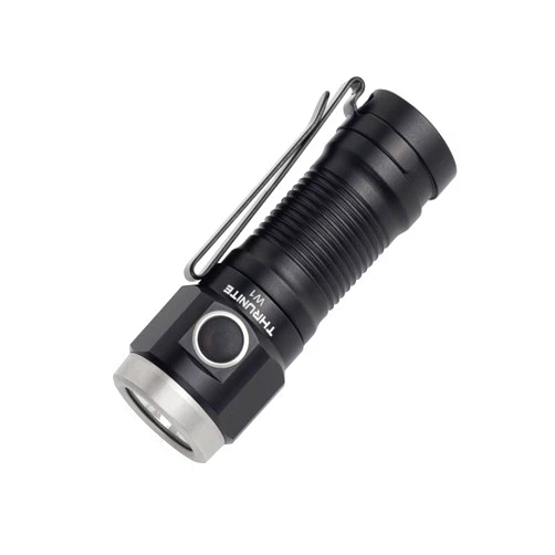 ThruNite W1 Max 693 Lumens EDC Flashlight with Magnetic Tailcap, Rechargeable Mini LED Pocket Flashlights (Black, Cool White)