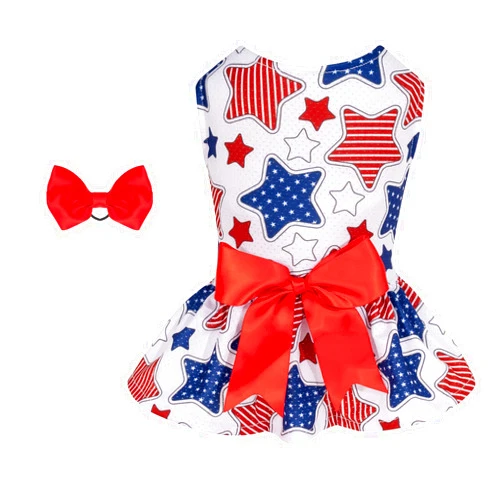 CuteBone Dog Mesh Dress Puppy Sundress Pet Outfit Summer Fashion for Small Dogs Girl Cat Clothes BF11M