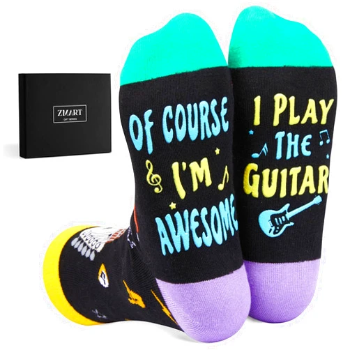Zmart Guitar Gifts for Men Women Teen - Unique Heavy Metal Gifts Music Gifts for Bass Guitar Players Teachers