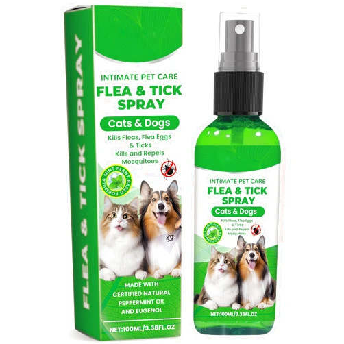 MULTILASER Flea and Tick Spray for Dogs, Flea and Tick Prevention for Dogs Cats, Flea Spray for Home Repel Fleas, Ticks, Mosquitoes, Mites, Ants