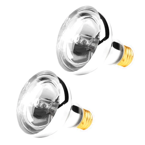 HANJION 2 Pack 75W UVA UVB Reptile Basking Spot Bulb,Full Spectrum Sun Light,Heat Lamp Bulbs for Reptile Amphibian Bearded Dragon Lizard Tortoise Snake