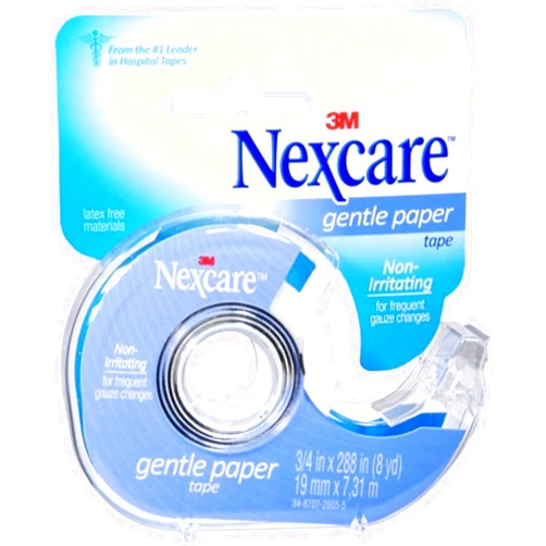 Nexcare First Aid 3M Gentle Paper Tape 8 yd (Pack of 6)