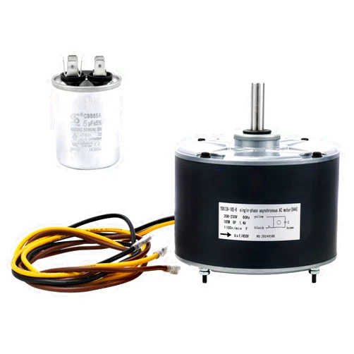 PIRIPARA Condenser Fan Motor Replaces Carrier # 5KCP39EGS070S 5KCP39EGY823S, Genteq #GE3905, Bryant Payne HC39GE236 HC39GE237 HC39GE234A Dayton 6DLL0, 1/4HP 1100 RPM 208-230V 48Frame with Capacitor