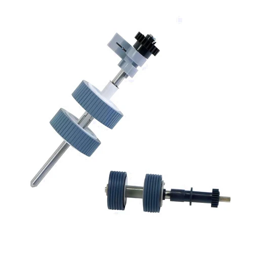 Tpengine PA03656-0001 PA03656-E976 PA03656-E958 Brake Roller Pick Pickup Roller with Shaft Scanner Part Compatible with iX500 ix1500 ix1400 ix1600 Scanners Pick Roller Scanner Exchange Roller Kit