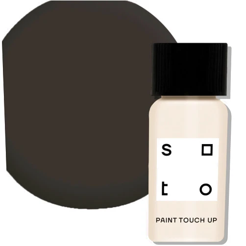 soto Black Paint Touch Up, Multi-Surface, Matte Finish (No. 71 Muted Black) — 10 Milliliters of Scratch Repair for Furniture, Walls, Cabinets, Trim, Doors, Indoor/Outdoor