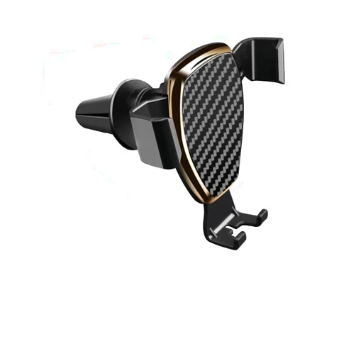 WshhUO Car Phone Holder for KIA Avellav Borrego Cadenza Capital,Mount 360° Rotation Air Vent Phone Mount,Strong Stability Mobile Phone Cradles,Auto Lock Automobile Cradle Hook,Gold