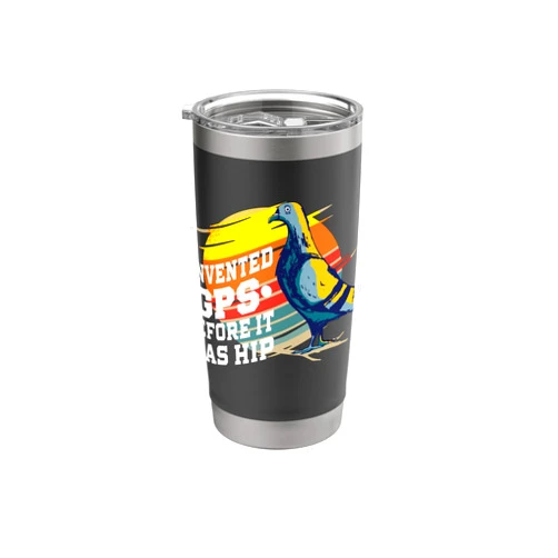 Pigeon breeder Pigeons Accessories Gifts Shirts Pigeon breeder breeding pigeon racing GPS Vintage Pigeon Stainless Steel Insulated Tumbler