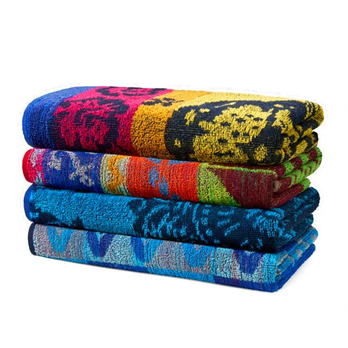 BEN KAUFMAN SALES CO Terry Beach & Pool Towel - Large Cotton Towels for Bath, Gym & More - Soft, Absorbent & Oversized Beach Towel Bundle - Multipack with Assorted Colors - 30” x 60” - Pack of 4