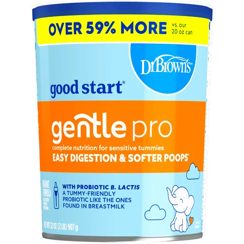 Good Start Gerber Good Start Baby Formula Powder, GentlePro, Stage 1, Non GMO, 32 Ounce (Package May Vary) For 0 -12 Months