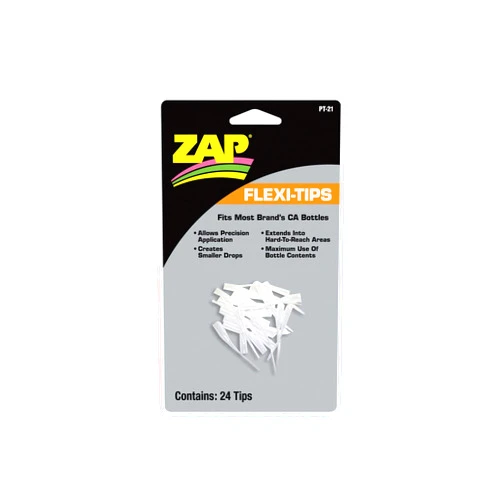 Pacer Technology (Zap) Flexy-Tips (Three Pack - 24 Adhesives)