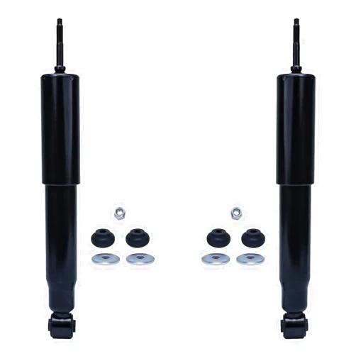 Detroit Axle - 4WD Front 2pc Shock Absorbers for 97-03 F-150, 97-99 Ford F-250, 97-02 Ford Expedition, 2 Complete Shock Absorbers Assembly 1997 1998 1999 Replacement