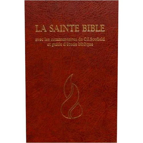 Louis Segond,C.I.Scofield French Scofield Study Bible / La Sainte Bible avec les commentaires de C.I.Scofield et guide d'etude biblique / Chaine de references / Concordance / Atlas Biblique / Louis Segond 1979