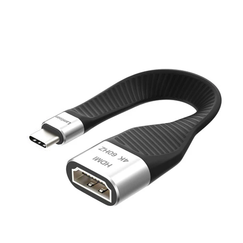 LamToon USB C to HDMI Adapter 4K@60Hz, Thunderbolt 3 Type C to HDMI Adapter FPC Flat Design Compatible with MacBook Pro 2019/2018, MacBook Air, iPad Pro 2020, Samsung Galaxy S20/S10