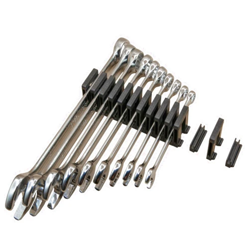 ToolBox Widget - Wrench Organizer, DIY Series for Tool Box, NON-MAGNETIC, Modular Wrench Holder, Fits up to 1-1/2” SAE and 38mm Metric Wrenches, For Professional & DIY Mechanics 1 Kit