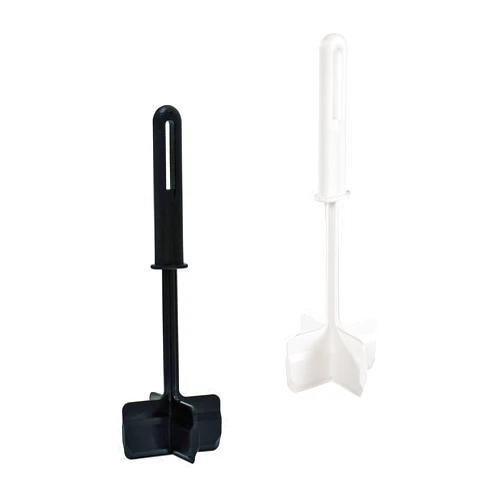 HIC Kitchen ChopStir Food Chopper – Versatile, Heat-Resistant Nylon Blades - Ideal for Ground Meat | Vegetables, Eggs, Quick Frozen Concentrate Mixing - Made in America, Set of 2, Black and White