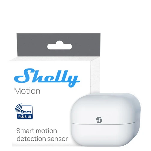 Shelly Wave Motion US LR, Z-Wave Long Range Motion & Lux Sensor, Compatible with Alexa, Google Home, SmartThings, Home Assistant, Motion Detection, Remote Monitoring